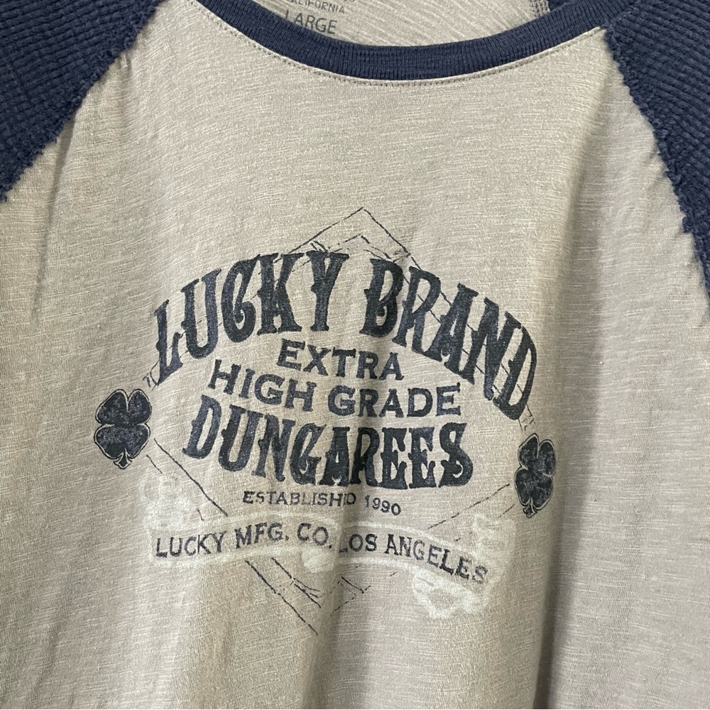 Lucky Brand long sleeve tee - Wm L - Picture 3 of 5